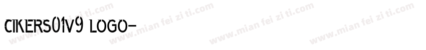 cikers01v9 logo字体转换